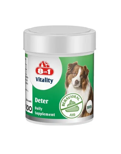 8IN1 Vitality Deter supliment anti-coprofagie câini 100 tablete