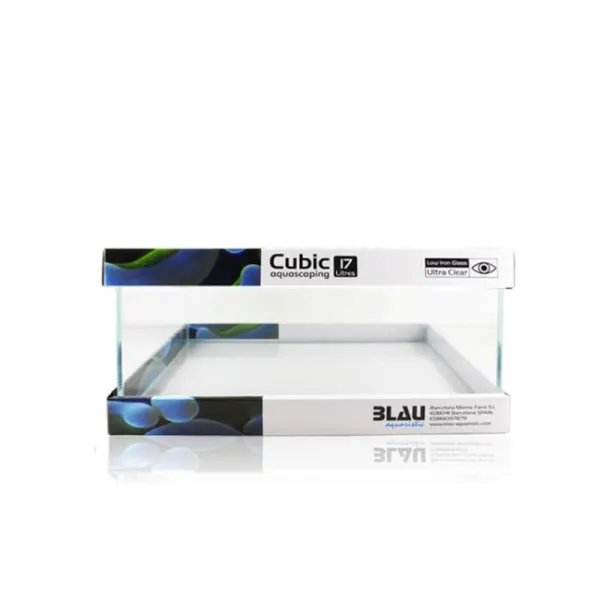 Acvariu Blau 17l (45x24x16cm) Cubic Aquascaping 17 Shallow