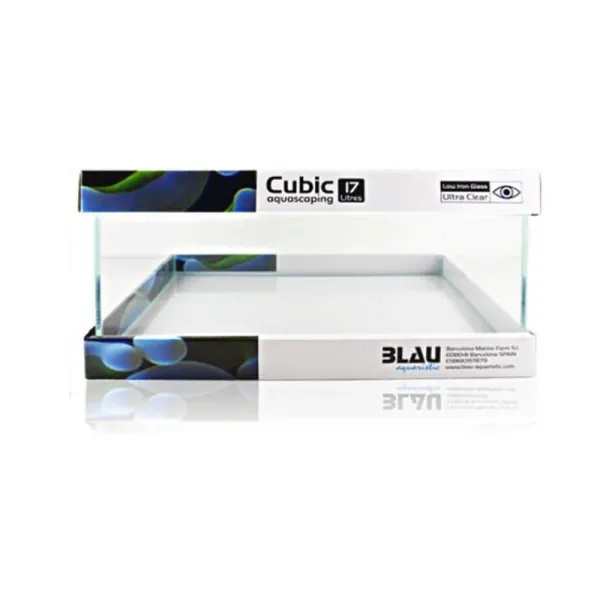 Acvariu Blau 17l (45x24x16cm) Cubic Panoramic 17 Shallow