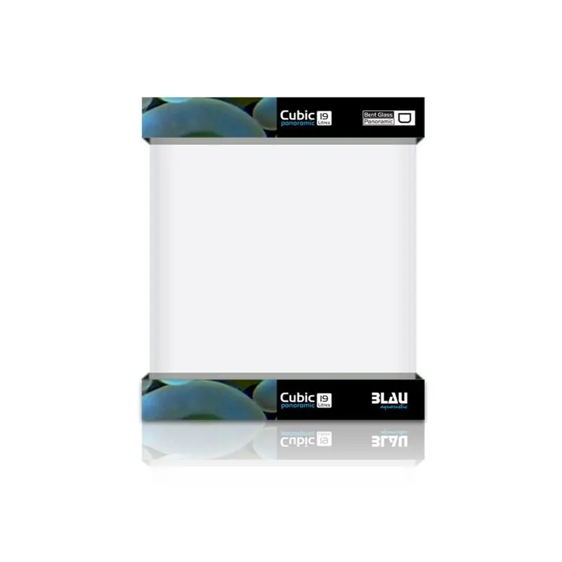 Acvariu Blau 19l (25x25x30cm) Cubic Panoramic 19