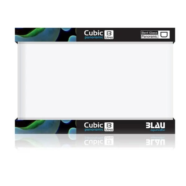 Acvariu Blau 28l (40x25x28cm) KIT Cubic Panoramic 28