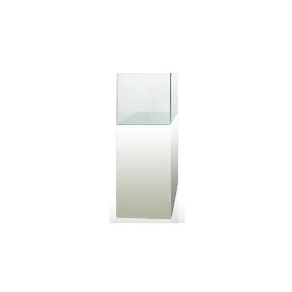 Acvariu cu stand Blau 91l (45x45x45cm) Cubic Panoramic White