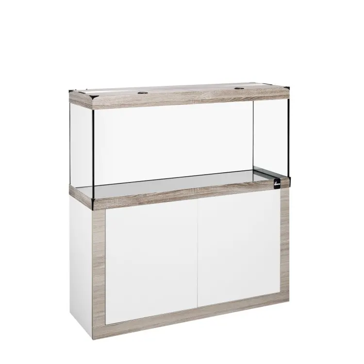 Acvariu cu stand Diversa 250l (100x50x57cm) Fine Line SET 100 White-Truffle