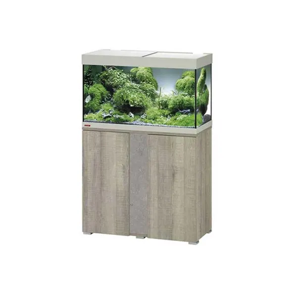 Acvariu cu Stand Eheim vivaline LED 126 gri stejar