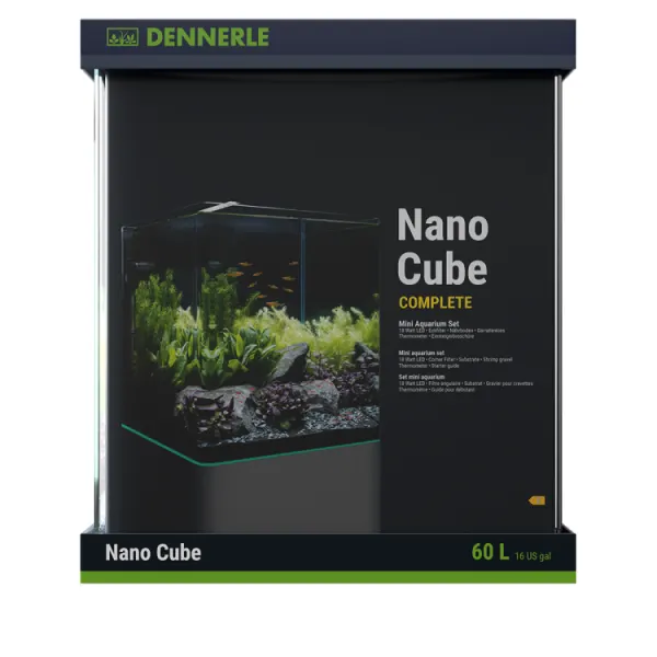 Acvariu Dennerle 60l (38x38x43cm) Nano Cube Complete 2026