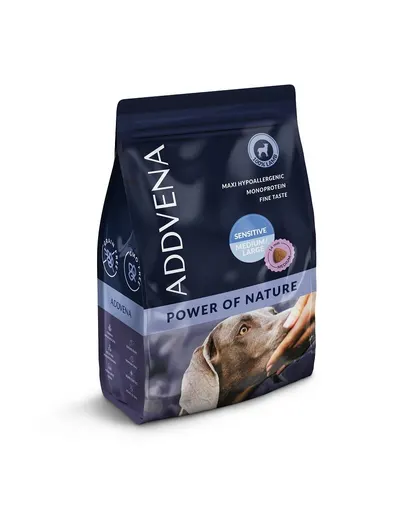 ADDVENA Power of Nature Sensitive medium&amp;large 2,5 kg hrana uscata pentru caini sensibili, cu miel