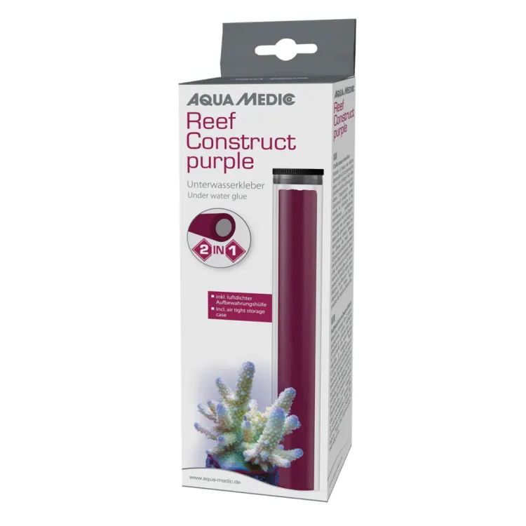 Adeziv bicomponent Aqua Medic Reef Construct purple 2in1 114gr