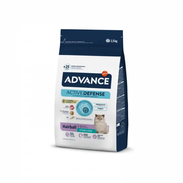 Advance Cat Sterilised Hairball, 1.5 kg