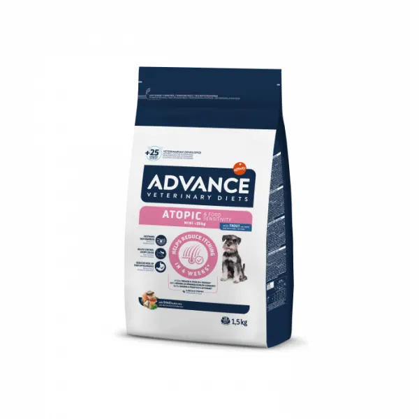 Advance Dog Atopic Mini cu pastrav 1,5 kg