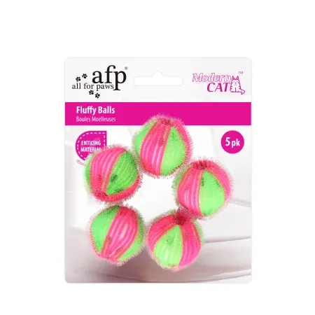 Afp Modern Cat Fluffy Balls Set 5 Buc
