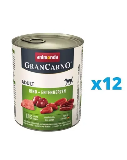 ANIMONDA Grancarno curcan și rață 12 x 800 g