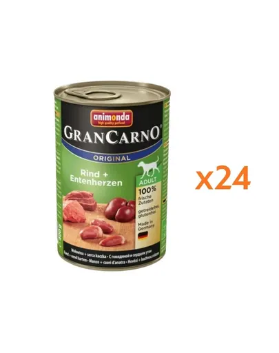 ANIMONDA Grancarno vită și rață 24 x 400 g