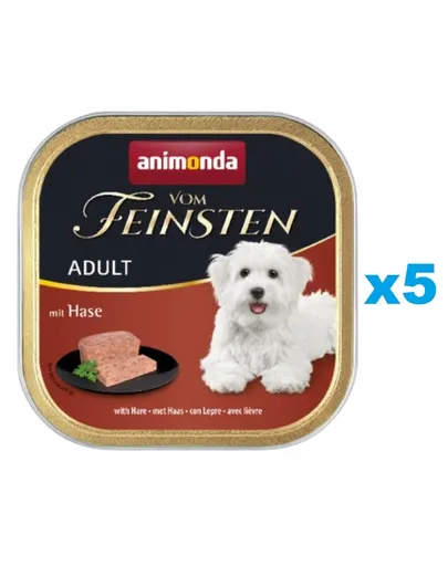 ANIMONDA Vom Feinsten Forest iepure 5 x 150 g