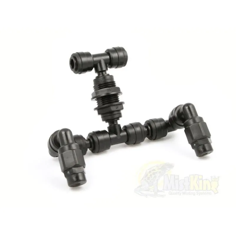 Ansamblu T cu 2 duze pentru Sistem de Ceata MistKing
