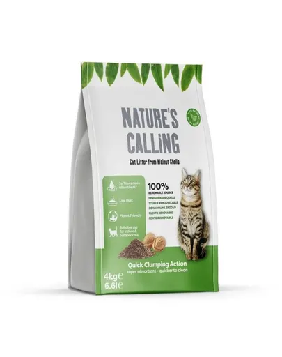 APPLAWS Nature’s Calling Cat Litter 4 kg așternut natural pentru pisici
