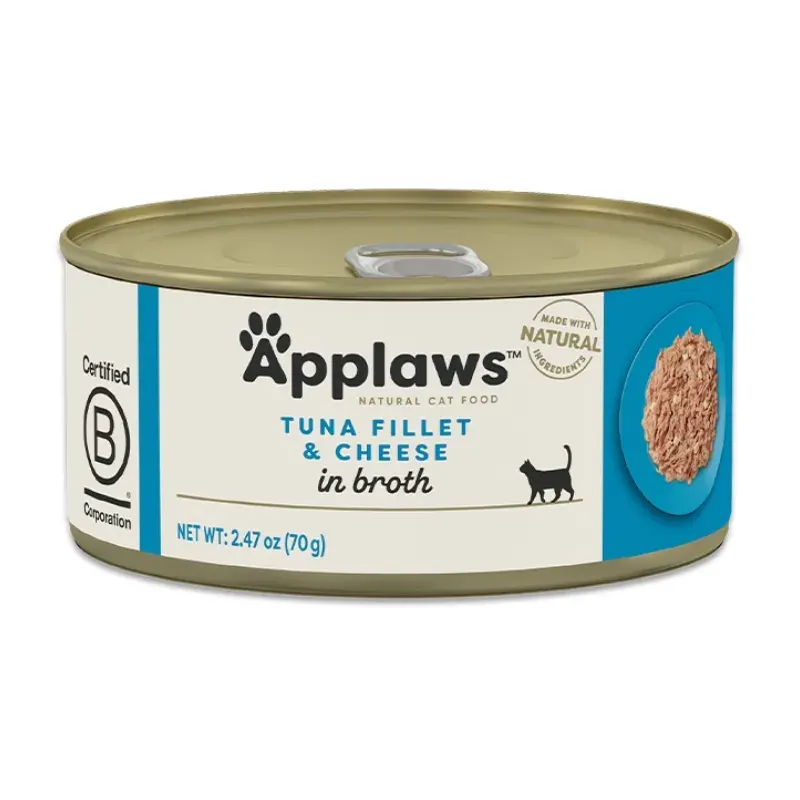 Applaws Tuna Fillet with Cheese, conserva, 70 g