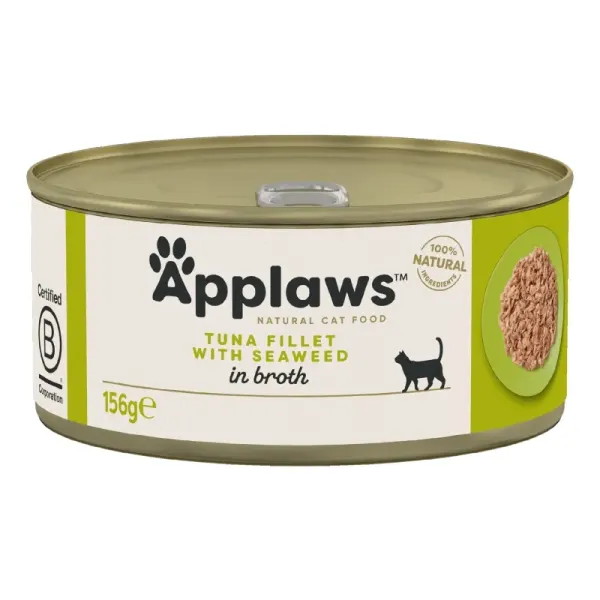 Applaws Tuna Fillet with Seaweed, conserva, 156 g