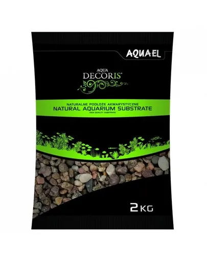 AQUAEL Pietriș natural multicolor 5-10 mm 2 kg