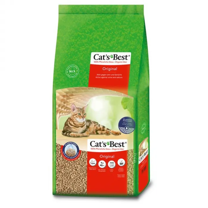 Asternut pentru litiera Cat s Best Oko Plus Original 40 l