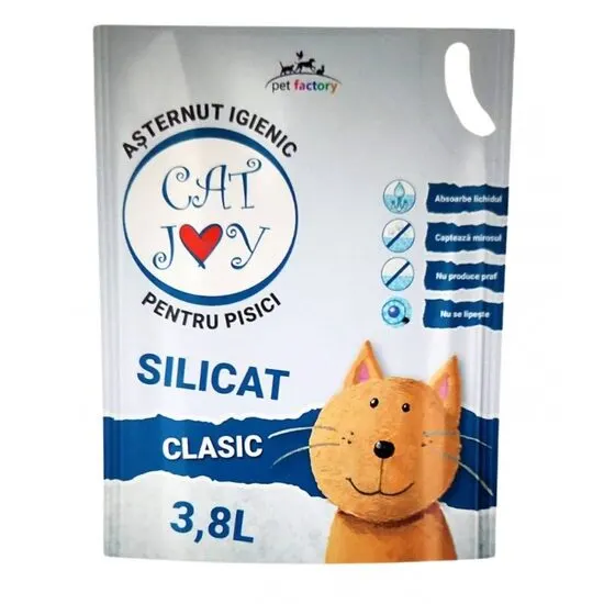 Asternut Silicat Cat Joy Clasic, 3.8 L Engros