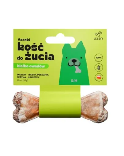 AZANKI Os cu insecte si mure pentru caini S/M 12cm