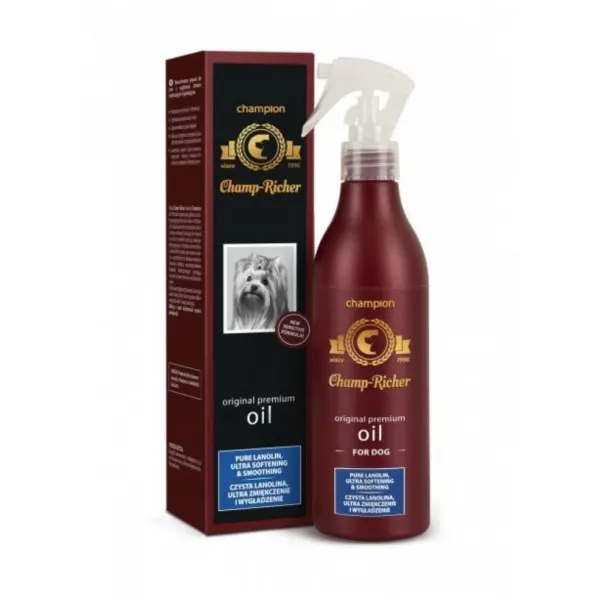 Balsam spray pentru stralucire blana caini Champ Richer, 250 ml