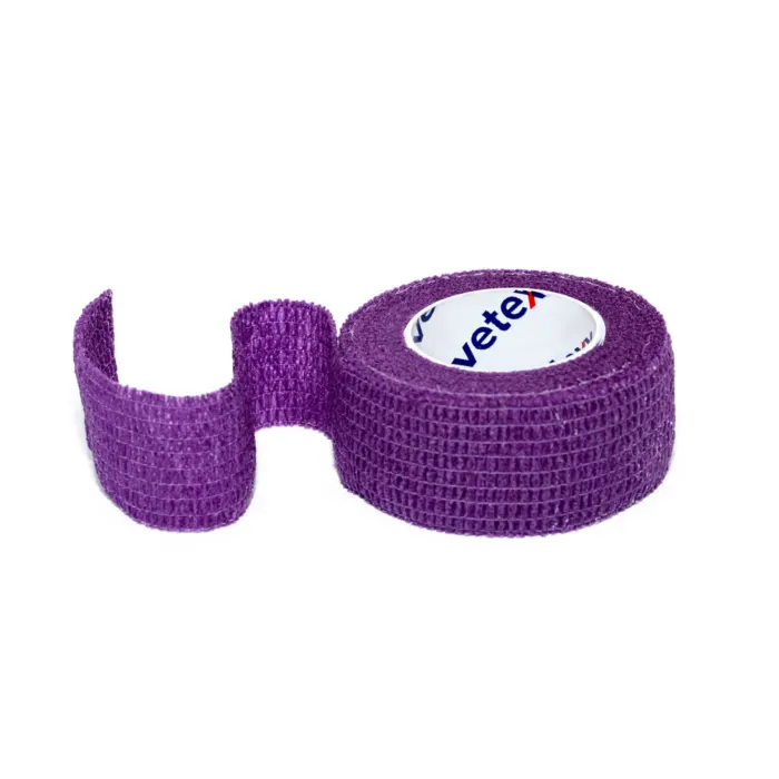 Bandaj autoadeziv Vetexx 2.5 cm x 4.5m Mov