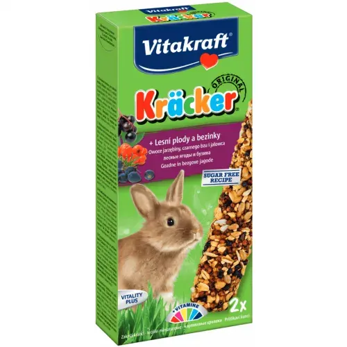 Batoane Iepuri Vitakraft cu Fructe si Soc, 112 g