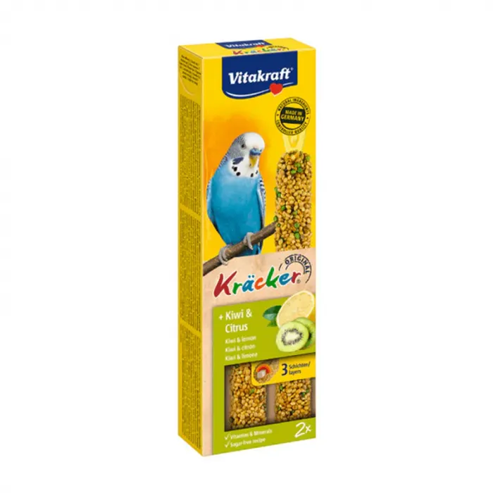 Batoane pentru perusi Vitakraft cu kiwi lamaie 2 buc