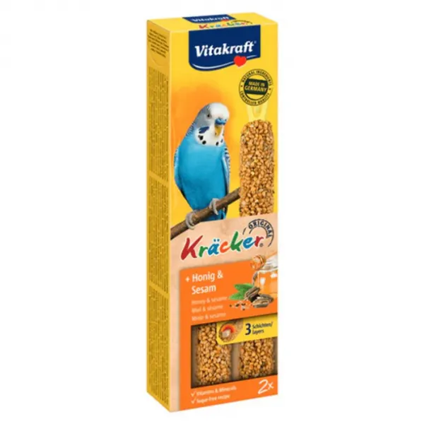Batoane pentru perusi Vitakraft cu miere  susan 2 buc