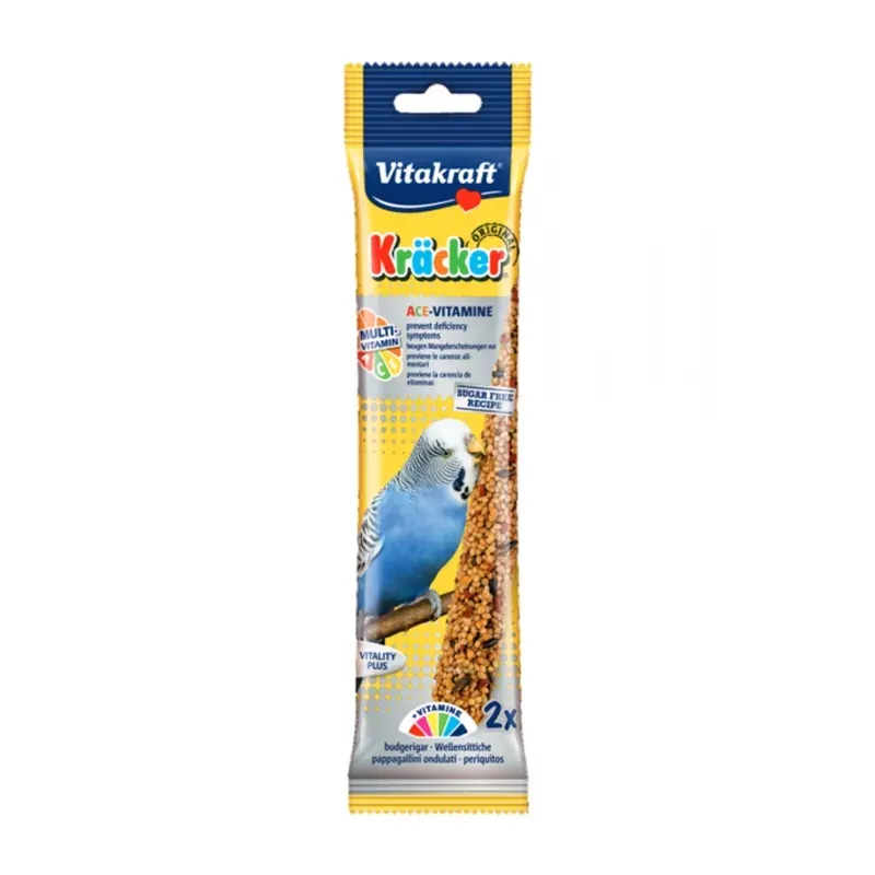 Batoane pentru perusi, Vitakraft Kracker Ace-Vitamine, 60 g