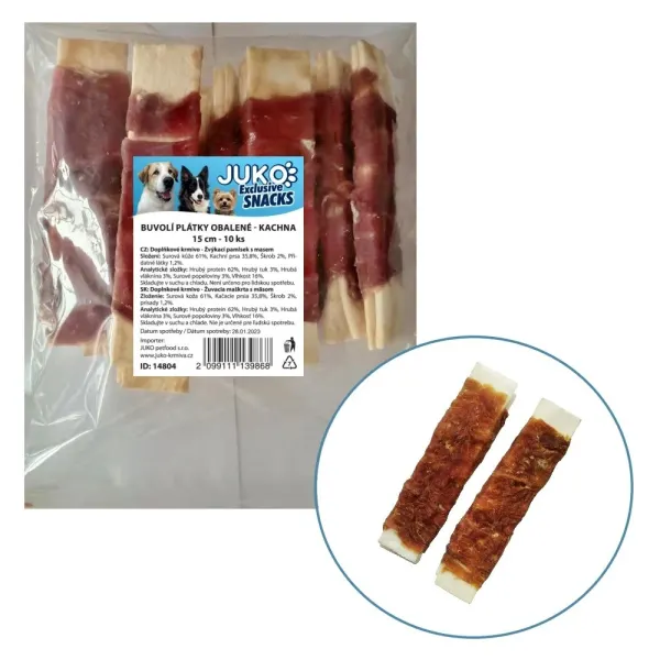 Batoane plate calciu & rata 480/500 g