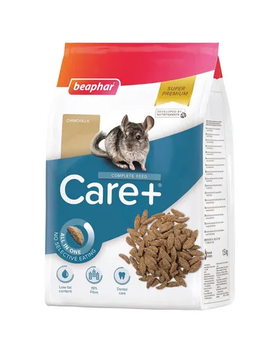 BEAPHAR Care+ Hrana completa pentru Chinchilla 1,5 kg