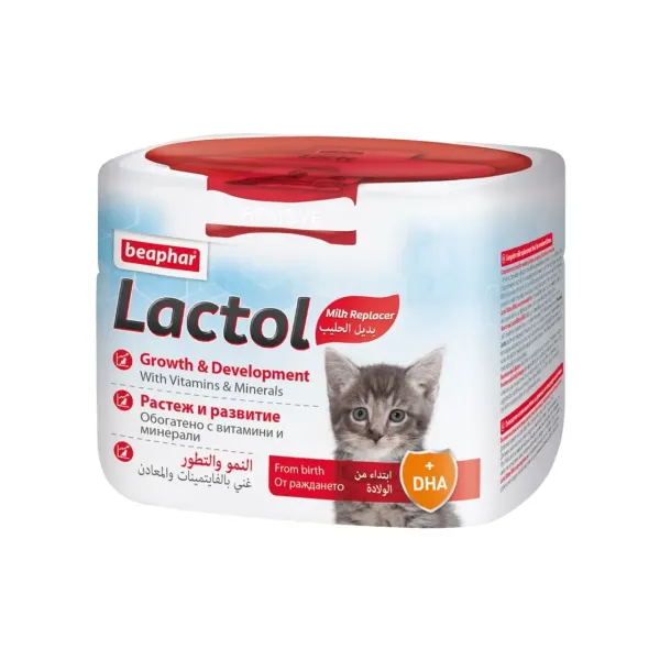 Beaphar Lactol + DHA, inlocuitor de lapte, Kitten, 250 g