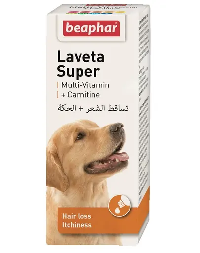BEAPHAR Laveta Super Supliment alimentar pentru caini, impotriva caderii parului 50 ml