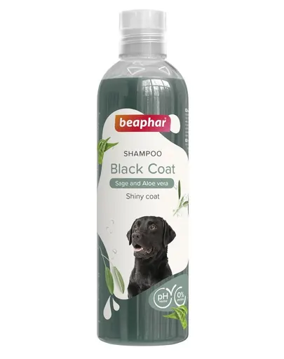 BEAPHAR Shampoo Black Coat 250 ml șampon pentru câini cu blană neagră și foarte închisă
