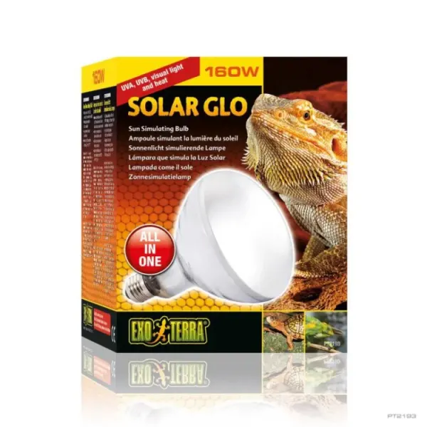 Bec caldura si UV ExoTerra Solar Glo Wide Beam 160W