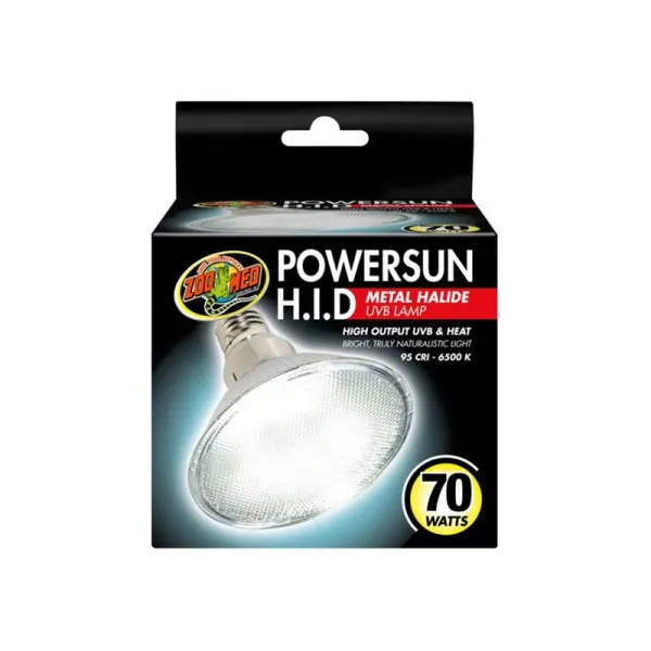 Bec halogen caldura si UV Zoo Med Powersun HID 70W