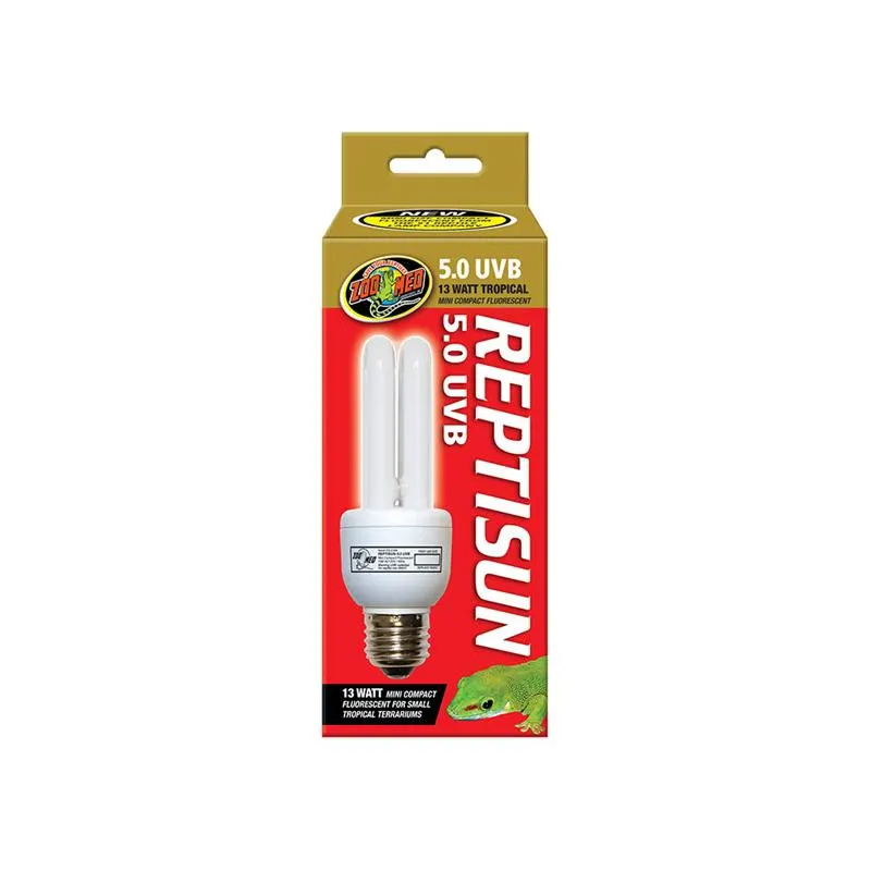 Bec UV Zoo Med ReptiSun 5.0 Mini Compact Fluorescent 13W