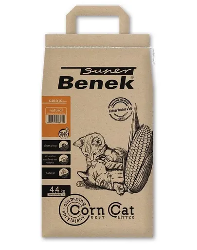 BENEK Super Corn Cat Asternut pentru litiera 7 L