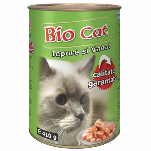 Bio Cat Iepure si Vanat, 410 g