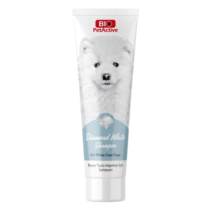 Bio PetActive Diamond White Șampon pentru câini: 250 ml, albire blană