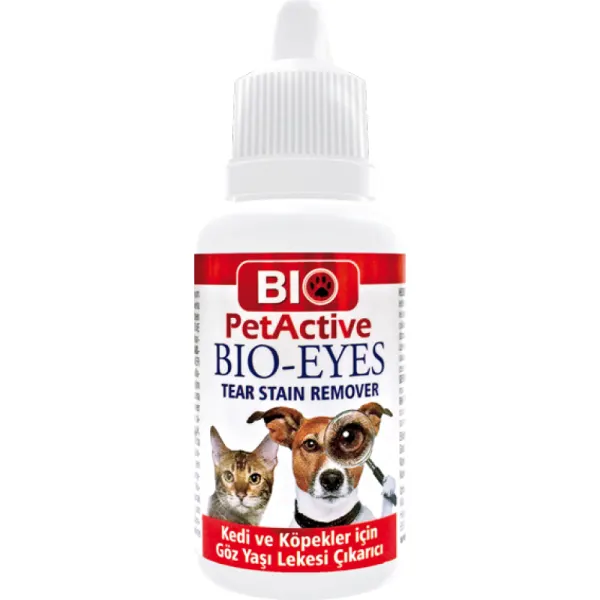 Bio PetActive Eyes soluție pentru pete de lacrimi: 50 ml, cu extract de Aloe Vera