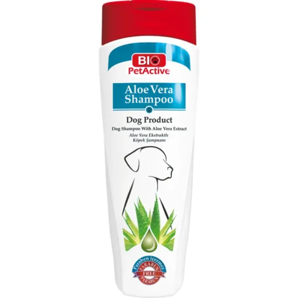 BIO PETACTIVE, șampon câini, Aloe Vera, flacon, piele & blană, 400ml