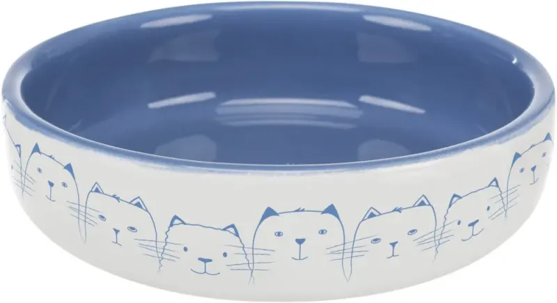 Bol ceramic 0.3 l/ 15 cm albastru/alb 24770