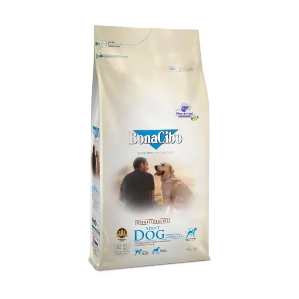 BonaCibo Adult ChickenRice with Anchovy, 4 kg