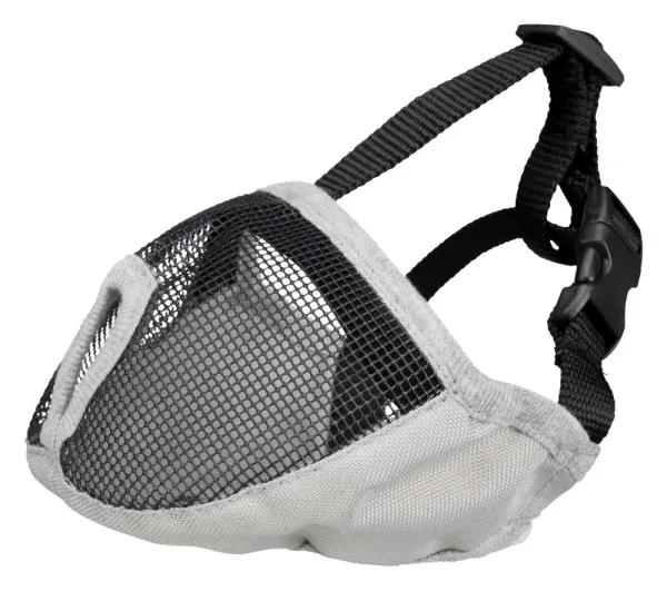 Botniță pentru Câini cu Bot Scurt (Turtit) S-M Gri 40 cm 17627