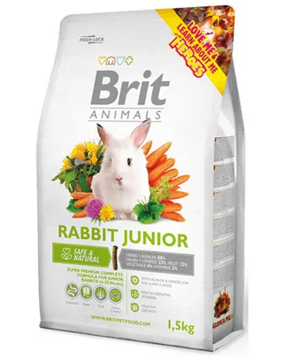 BRIT ANIMALS Rabbit Junior Complete 1,5 kg hrana iepurasi tineri