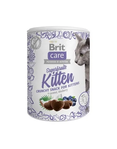BRIT Care Cat Snack Superfruits Kitten 6x100g recompense pisoi