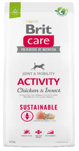 Brit Care Dog Sustainable Activity Pui&amp;Insecte - 12-kg,brit-care